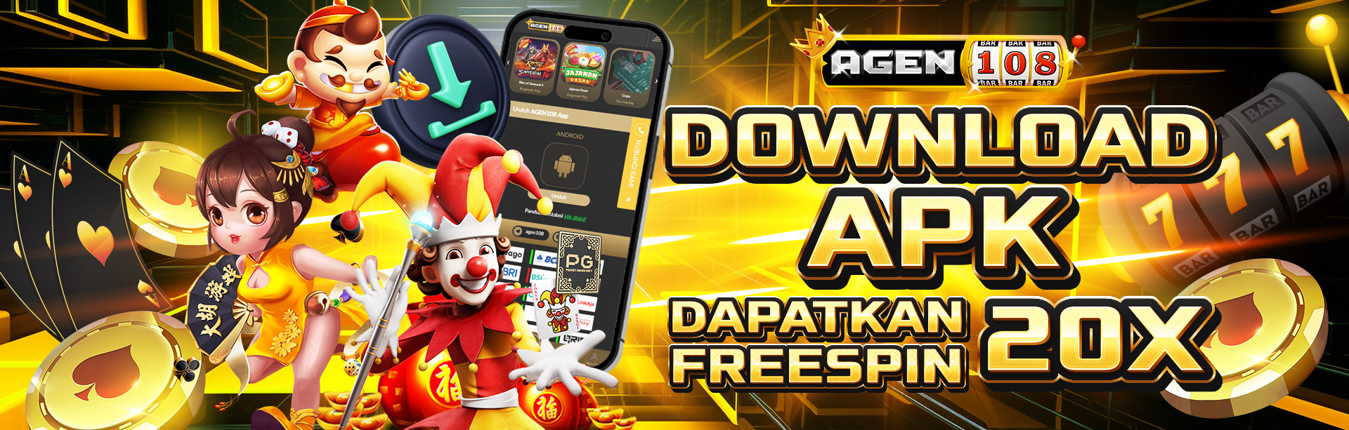 DOWNLOAD APK DAPATKAN FREESPIN 20X