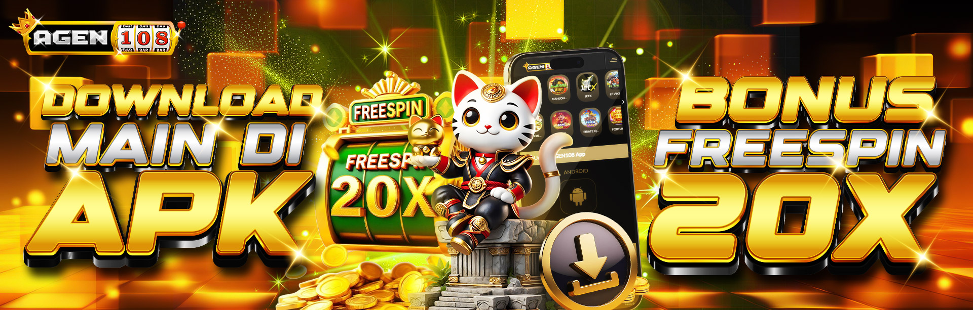 DOWNLOAD APK DAPATKAN FREESPIN 20X
