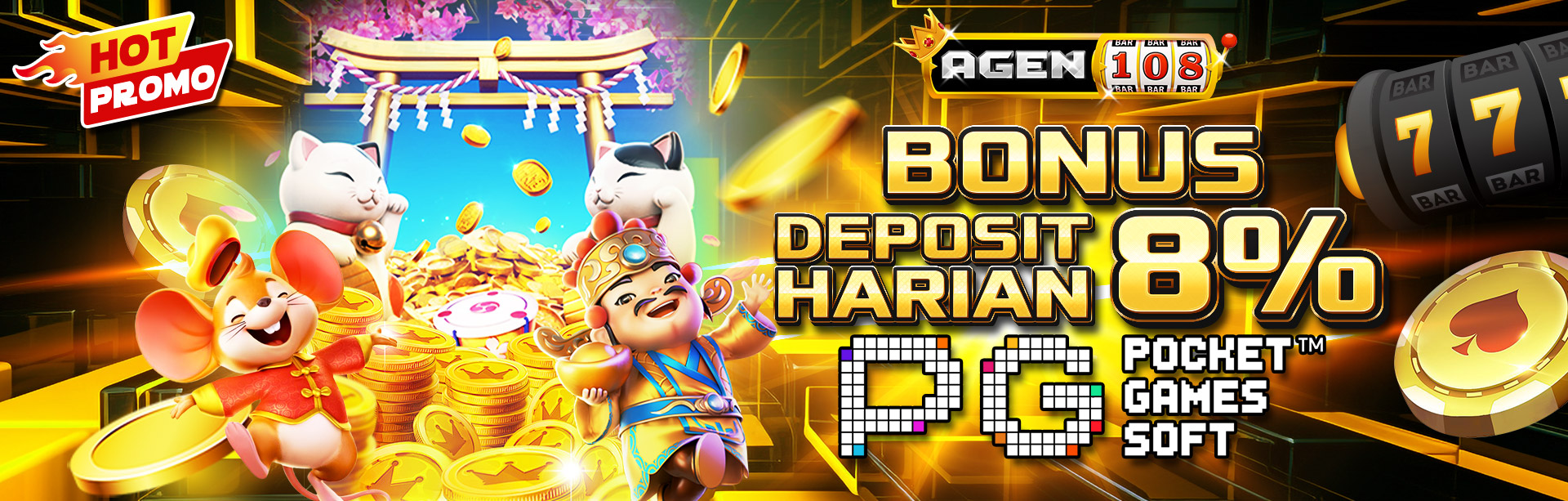 BONUS DEPOSIT HARIAN 8% PGSOFT