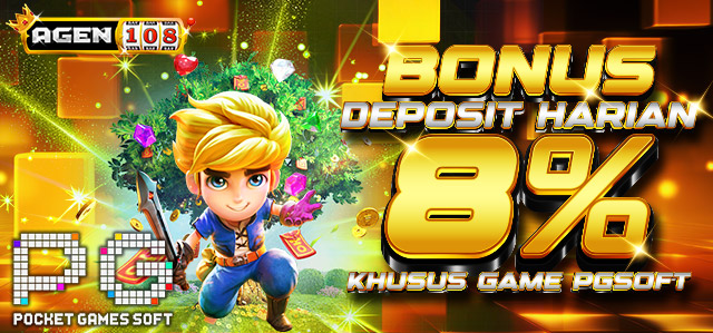 BONUS DEPOSIT HARIAN 8% PGSOFT